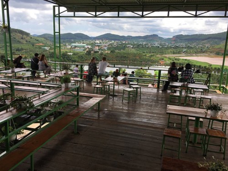 Mê Linh Coffee Garden panoramic view Da Lat