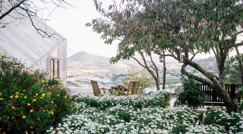 Túi Mơ To hilltop cafe with night views of Da Lat