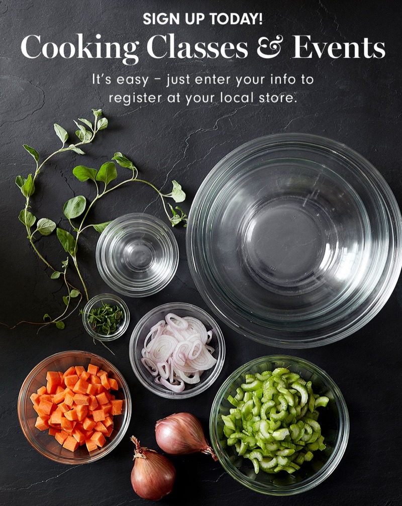 Williams-Sonoma (Preston Center) in Preston Center — Williams-Sonoma offers practical, technique-focused classes that cover everythin