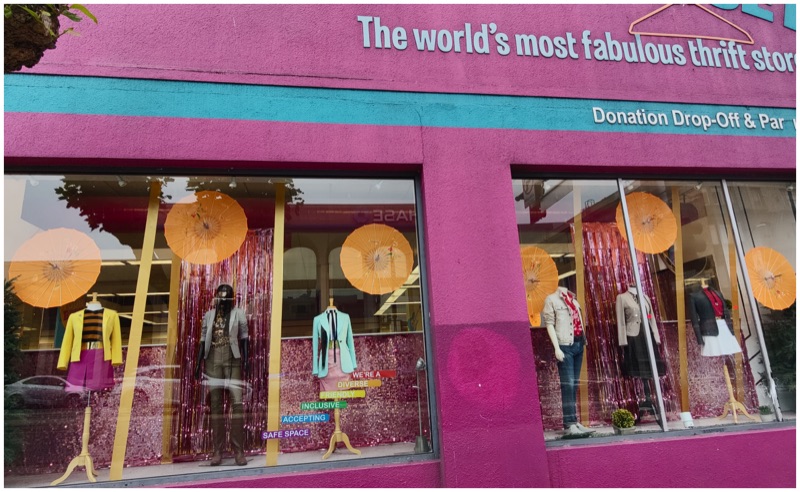 Out of the Closet Thrift Store - Dallas in Oak Lawn — More than just a thrift store, Out of the Closet contributes 96 cents of every d