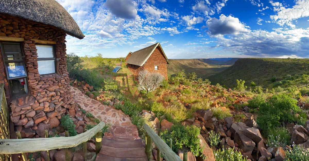 Grootberg Lodge perched on the Etendeka Plateau with valley views