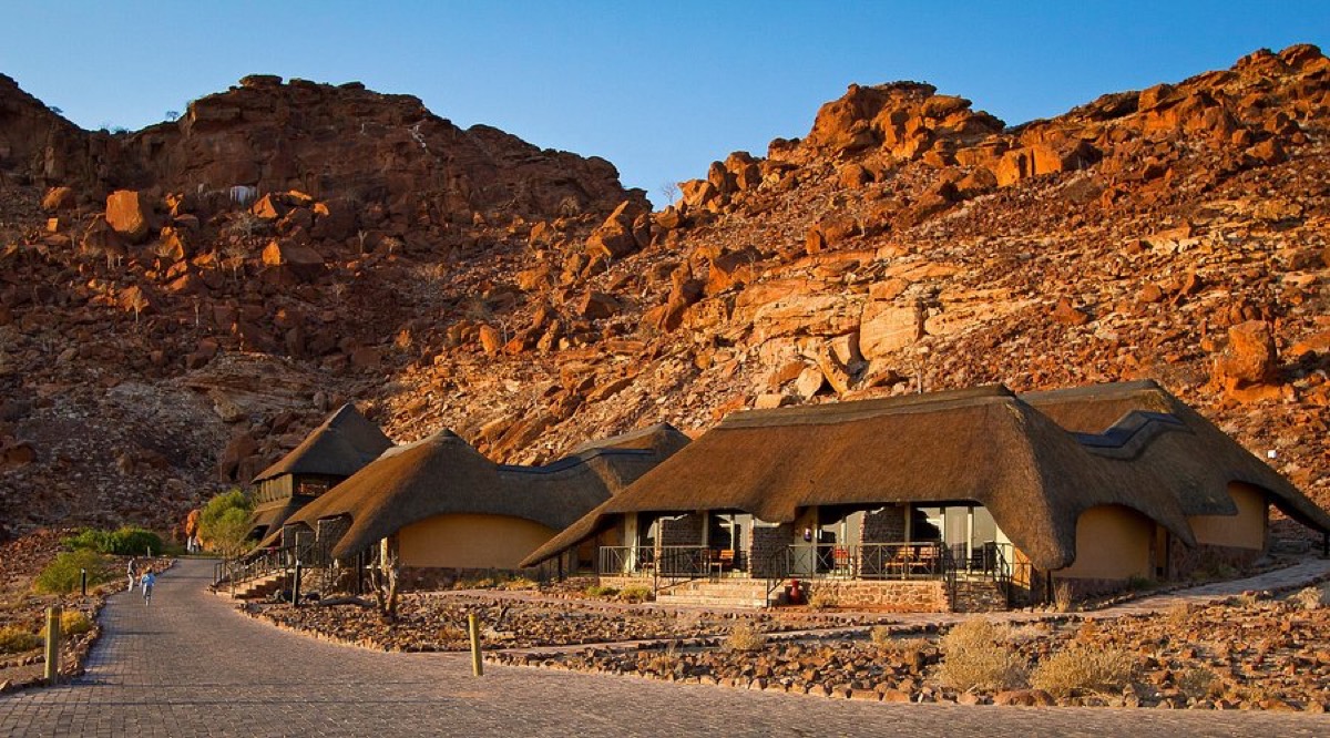 Twyfelfontein Country Lodge near the UNESCO rock engravings