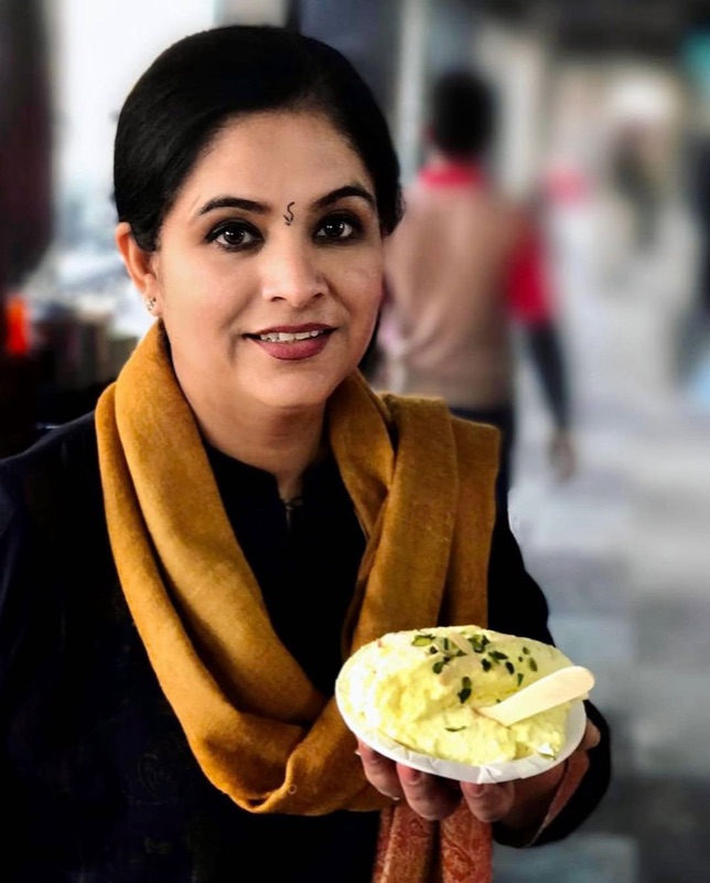 Daulat Ki Chaat in Chandni Chowk, Delhi