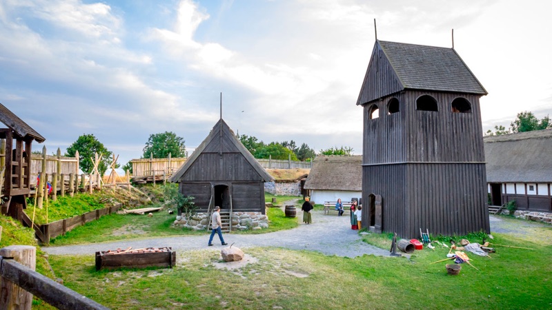 Bornholm Medieval Centre on Bornholm Island, Denmark