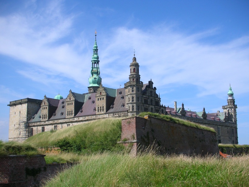 Kronborg Castle in Helsingør, Denmark