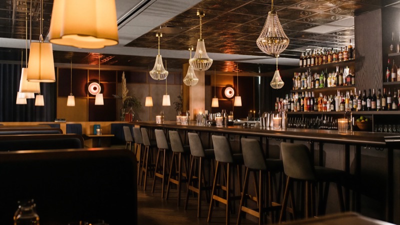 Patterson Inn (Bar Car Lounge) in Capitol Hill — Hidden within the historic and somewhat spooky Patterson Inn, the Bar Car Lounge