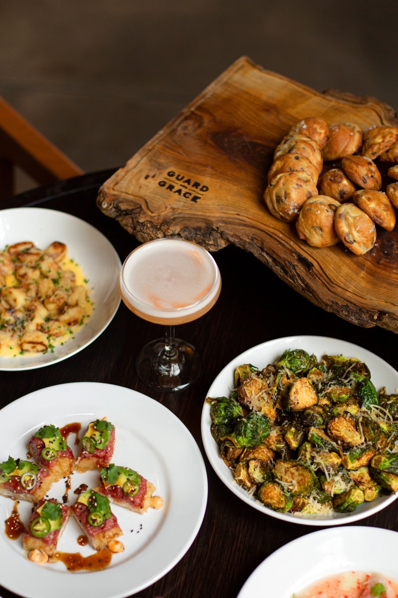 Guard and Grace in Downtown Denver — modern steakhouse with Wagyu and oyster bar
