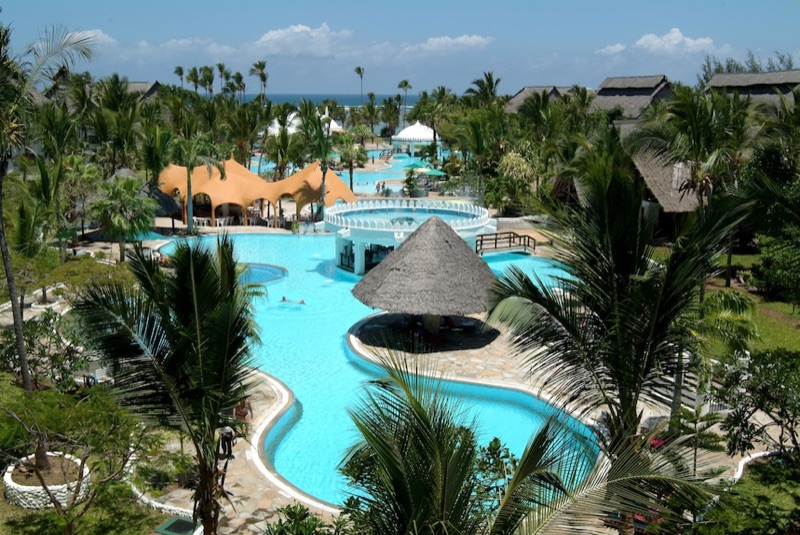 Southern Palms Beach Resort in Central Diani Beach