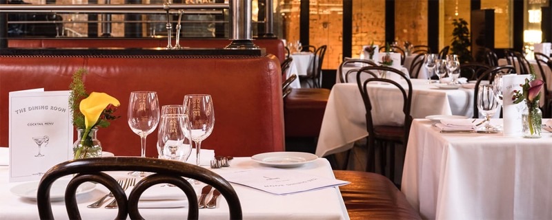 Fallon & Byrne Restaurant in Exchequer Street — Located above a bustling gourmet food hall, the Fallon & Byrne Restaurant offers