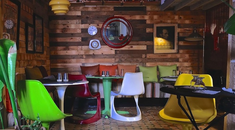 The Loft restaurant interior Essaouira medina