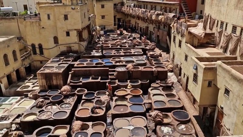 Sidi Moussa Tannery in Fez, Morocco