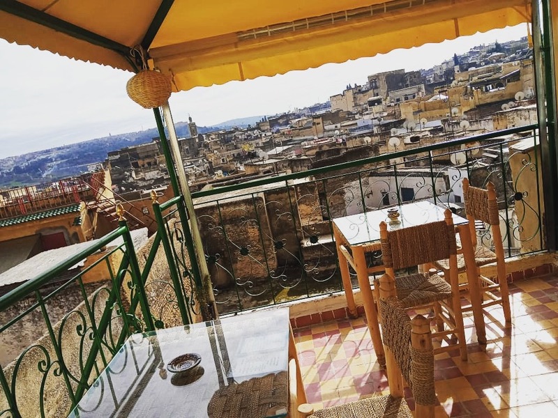 Dar Hammad rooftop restaurant with panoramic views of Fez