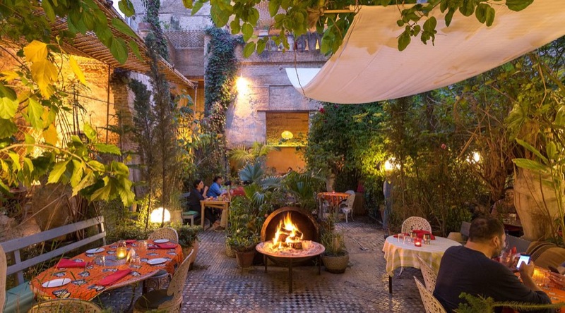 The Ruined Garden restaurant in Fez, Morocco