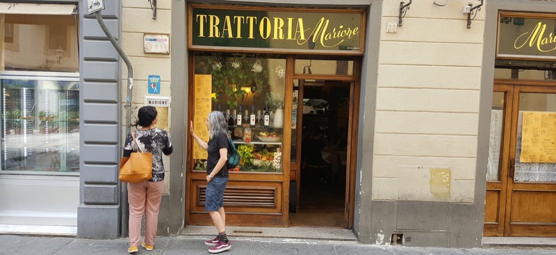 Trattoria Marione Florence Via della Spada Tuscan food