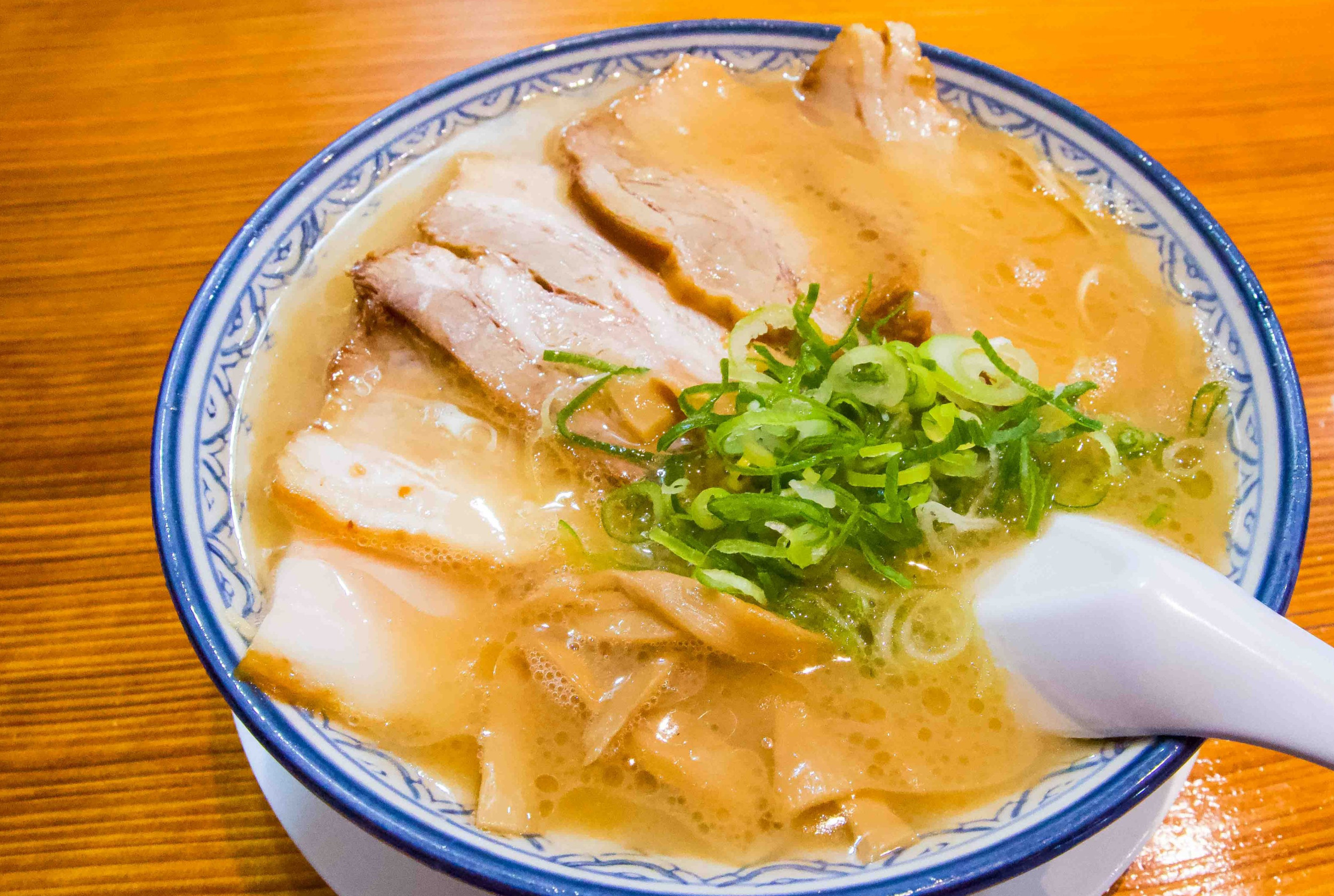 Hakata Ramen Akanoren soy sauce tonkotsu in Fukuoka