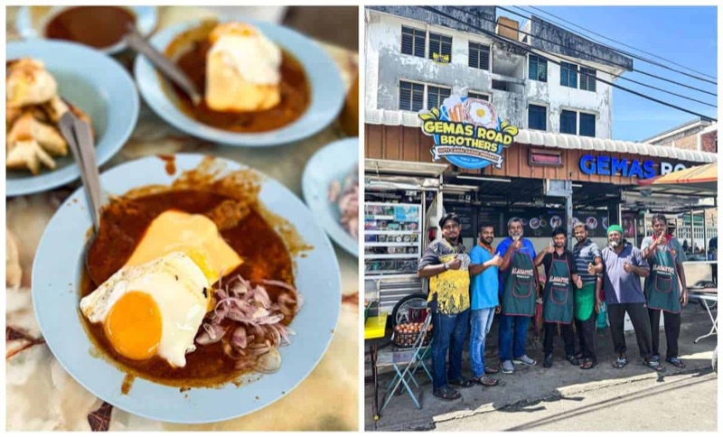 Roti Canai Gemas Road in Georgetown, Penang