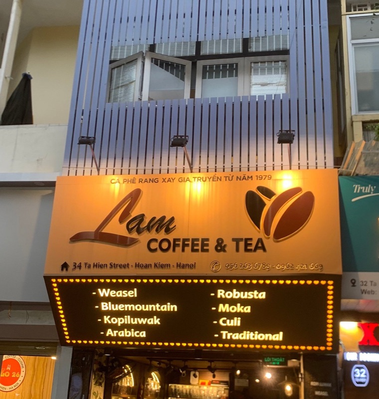 Café Lâm traditional coffee Hanoi