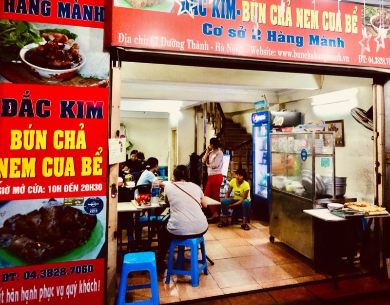 Bún Chả Đắc Kim in Hanoi's Old Quarter