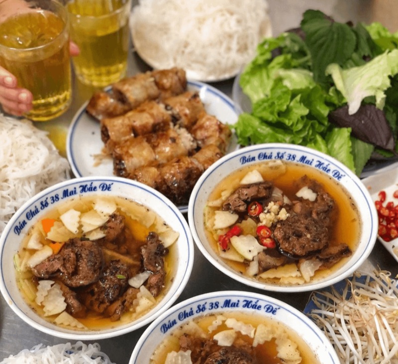 Bún Chả at 38 Mai Hắc Đế in Hanoi