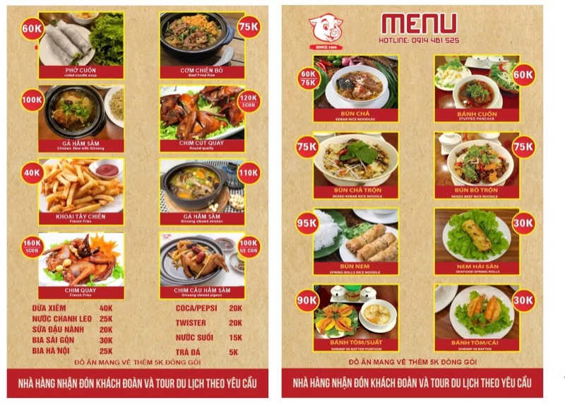 Bún Chả Sinh Từ restaurant in Hanoi