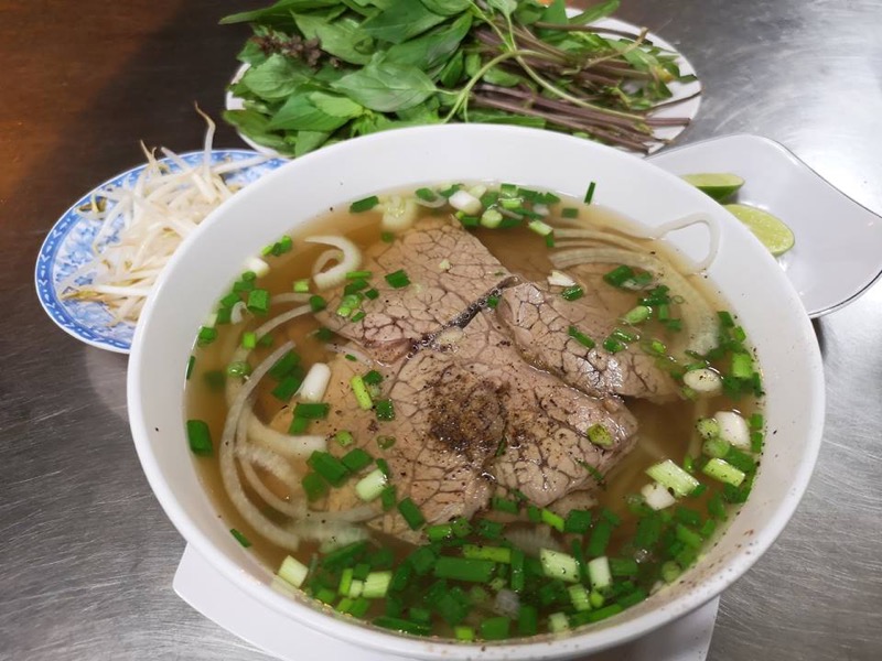 Phở Quỳnh in the backpacker district, Ho Chi Minh City