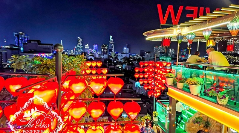 Bui Vien rooftop bars in Ho Chi Minh City