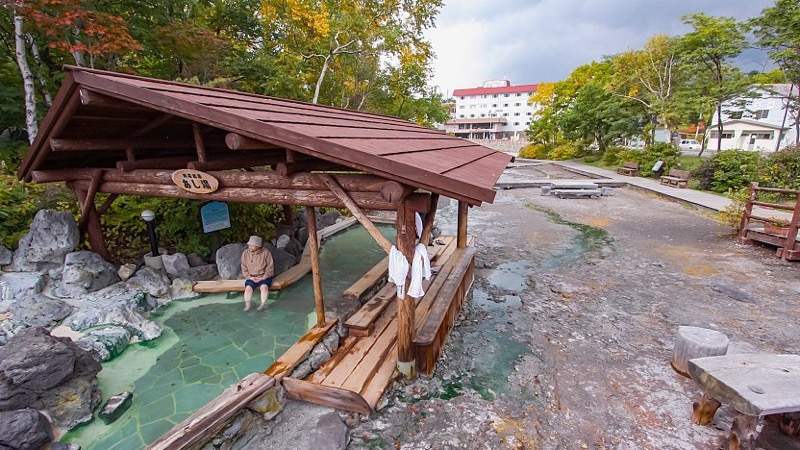 Kawayu Onsen in Akan-Mashu National Park, Hokkaido