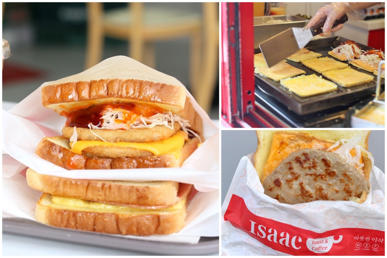 Isaac Toast in Hongdae, Seoul