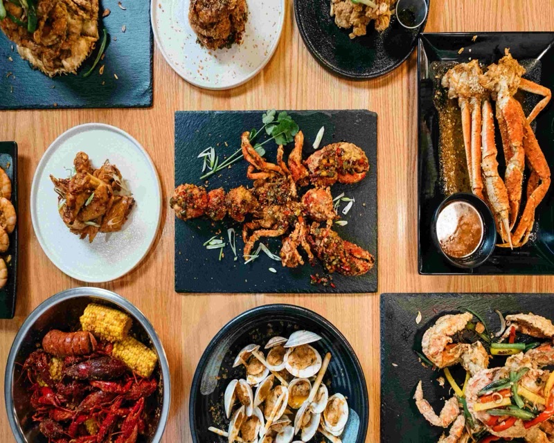 Crawfish & Noodles in Bellaire — A Houston institution that pioneered the Viet-Cajun crawfish trend, offering int