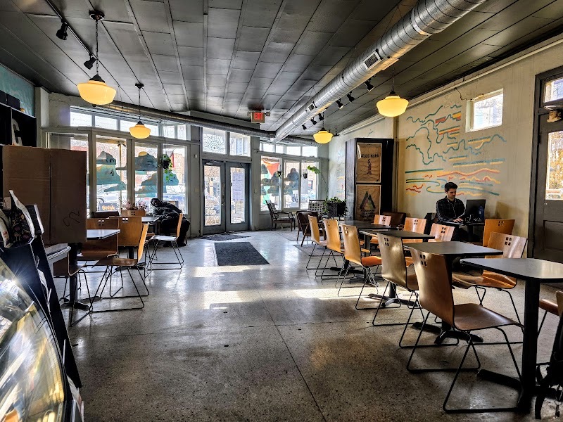 Calvin Fletcher's Coffee Company in Fountain Square — Calvin Fletcher's is more than just a coffee shop; it's a Fountain Square instit