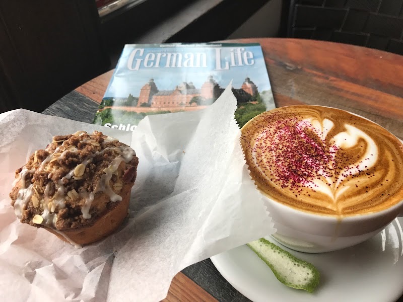 Coat Check Coffee in Mass Ave — Nestled in the historic Athenaeum building on Mass Ave, Coat Check Coffee offers