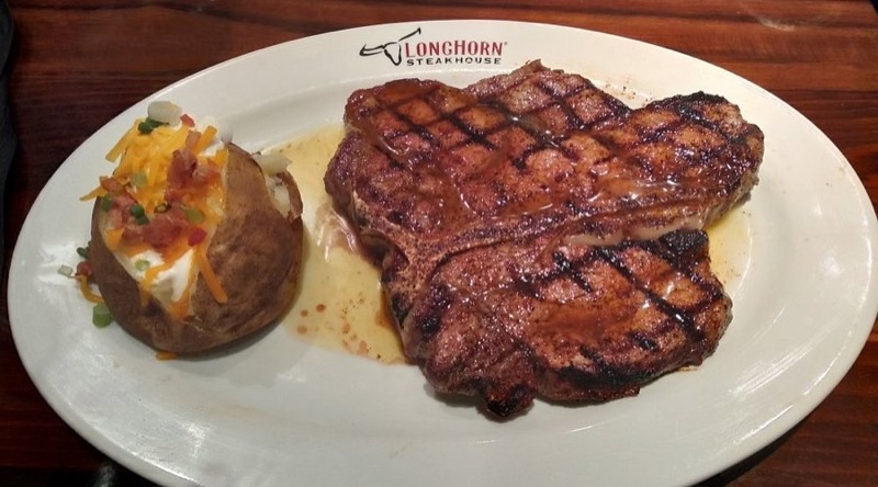 LongHorn Steakhouse in Multiple Locations (e.g., Speedway) — LongHorn Steakhouse offers a relaxed, Western-themed dining experience with cons