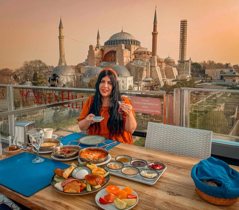 Seven Hills Restaurant in Sultanahmet, Fatih