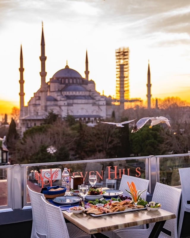 Seven Hills Restaurant in Sultanahmet, Istanbul
