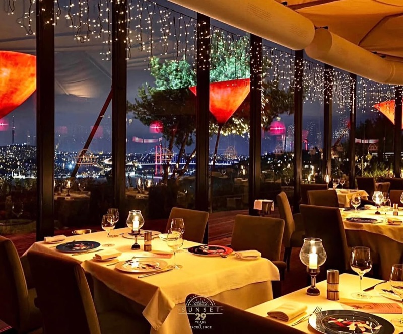 Sunset Grill & Bar in Ulus, Istanbul