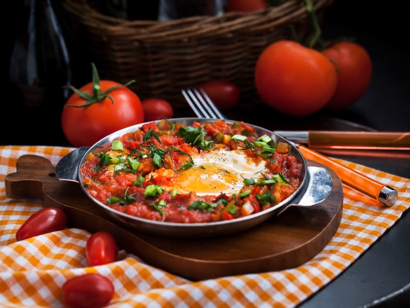 Shakshukit shakshuka near Carmel Market Tel Aviv