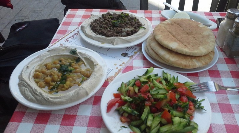 Pinati restaurant hummus and falafel Jerusalem