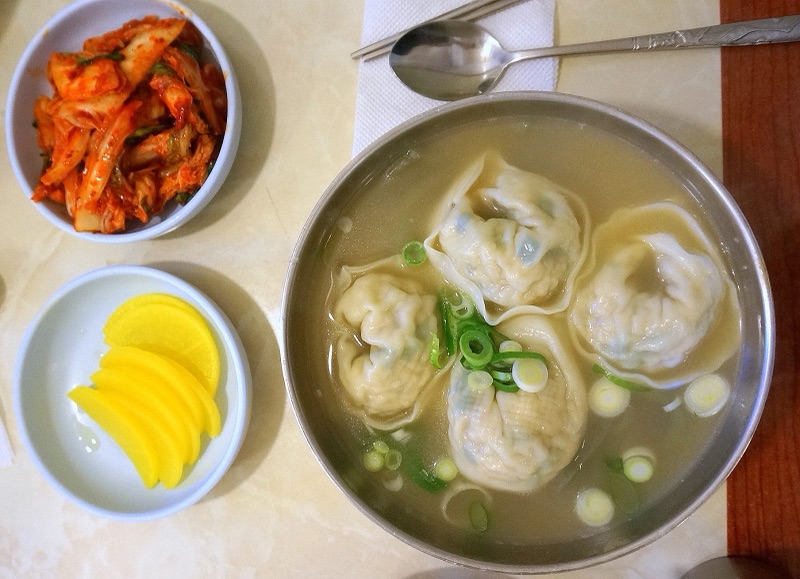 Eulji Kalguksu anchovy noodle soup in Euljiro Seoul