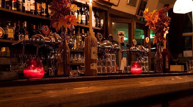 Café P96 classic brown café on Prinsengracht in Jordaan, Amsterdam