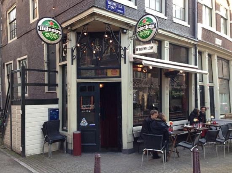 Nieuwe Lelie brown café on Nieuwe Leliestraat in Jordaan, Amsterdam