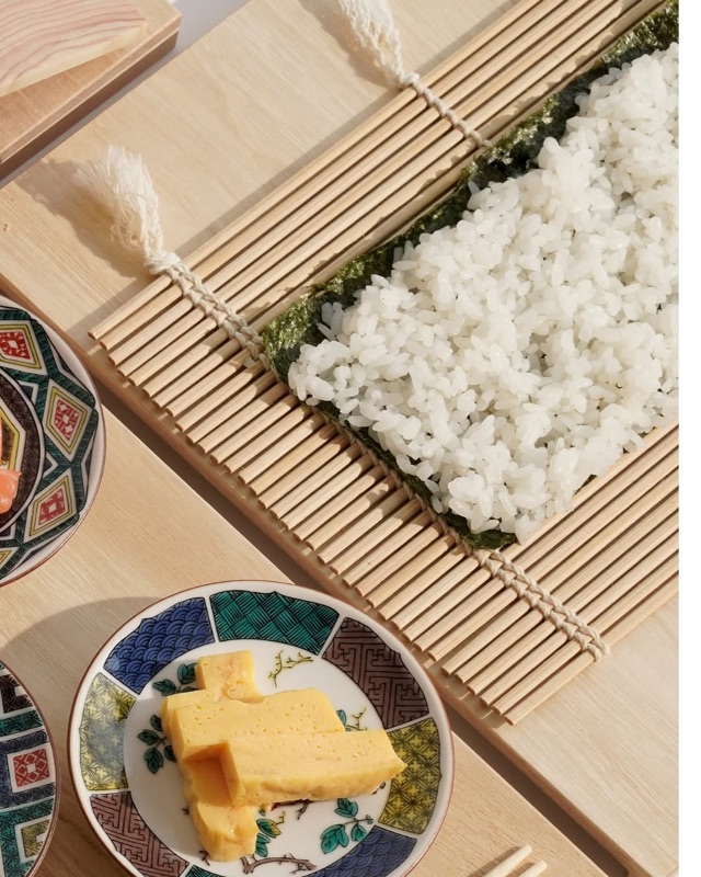 Omicho Market fresh sushi stalls in Kanazawa