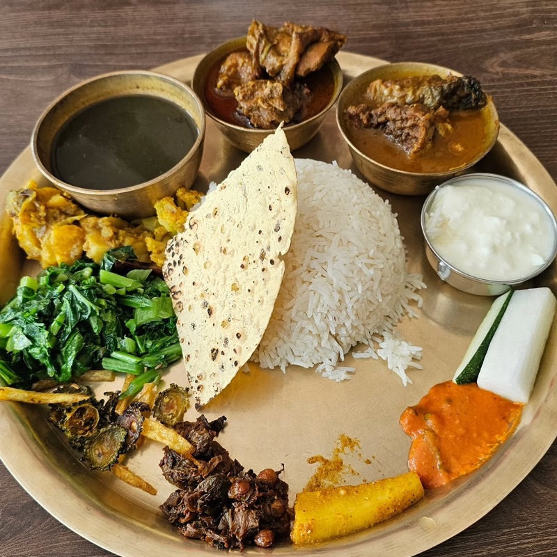 Thakali Bhanchha Ghar in Kathmandu, Nepal