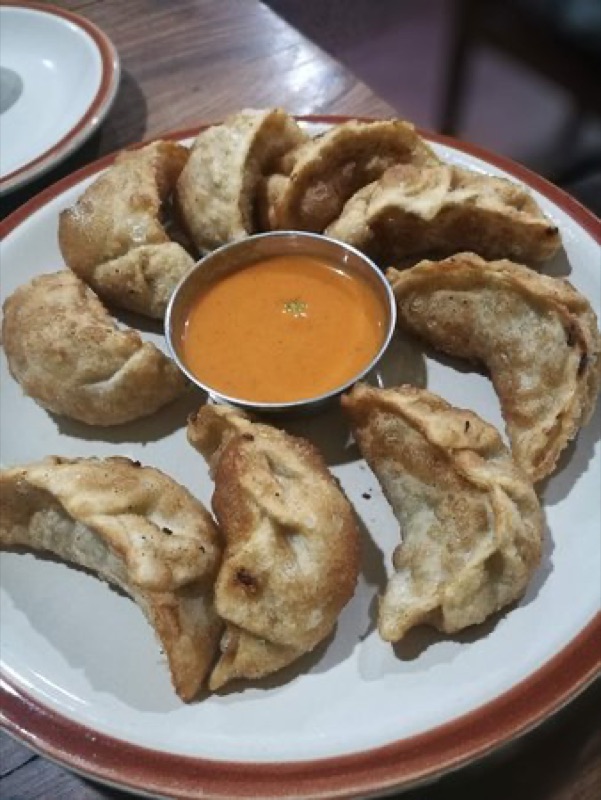 Fried chilli momos at Yangling Tibetan Restaurant, Kathmandu