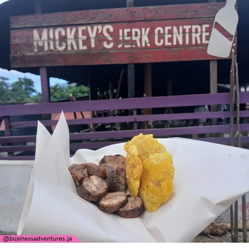 Boston Bay Jerk Stands in Kingston, Jamaica
