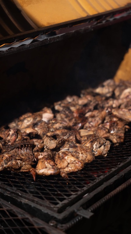 Red Hills Road Pan Chicken in Kingston, Jamaica
