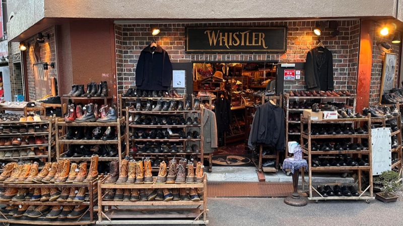Whistler vintage shop in Koenji, Tokyo