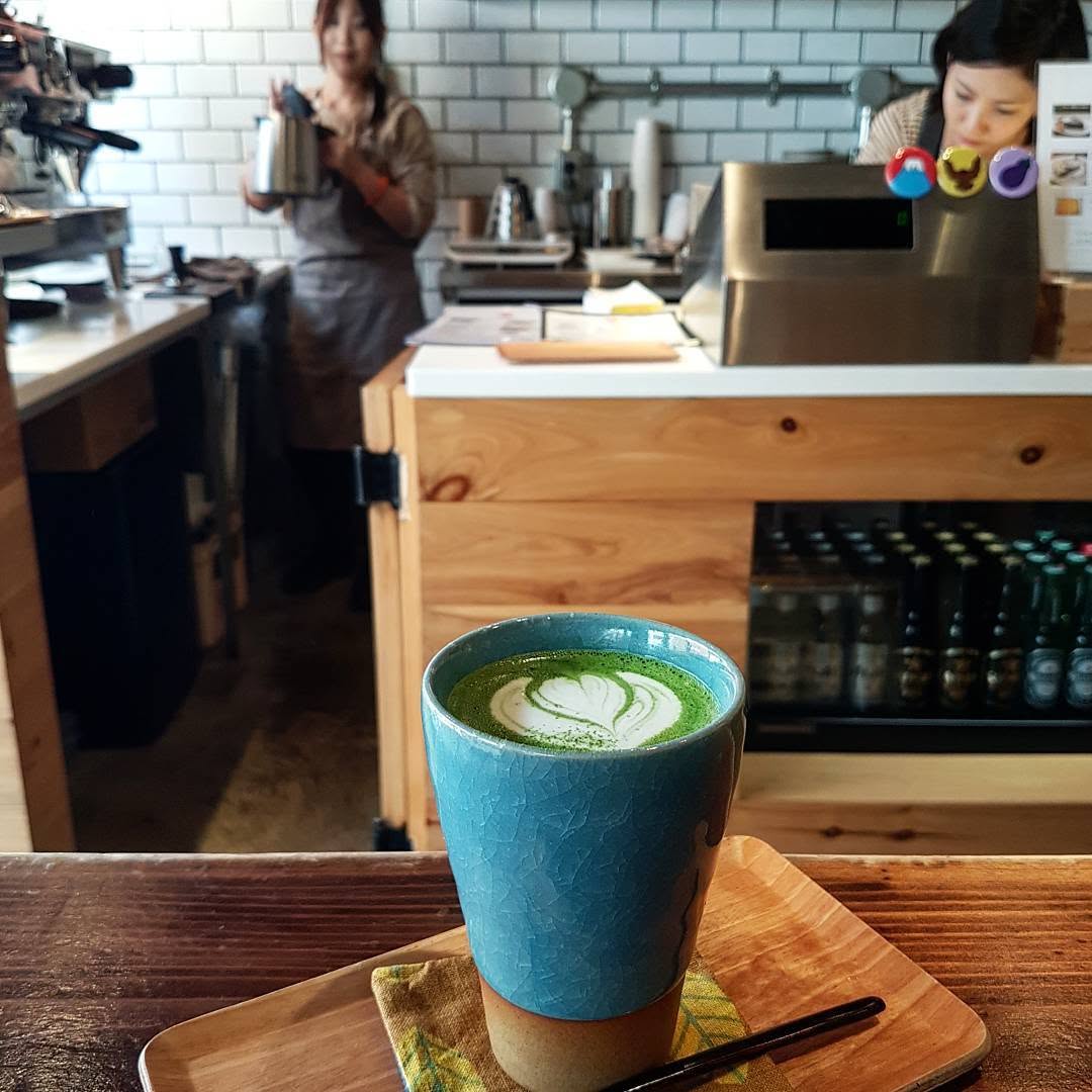 Vermillion espresso bar at Fushimi Inari