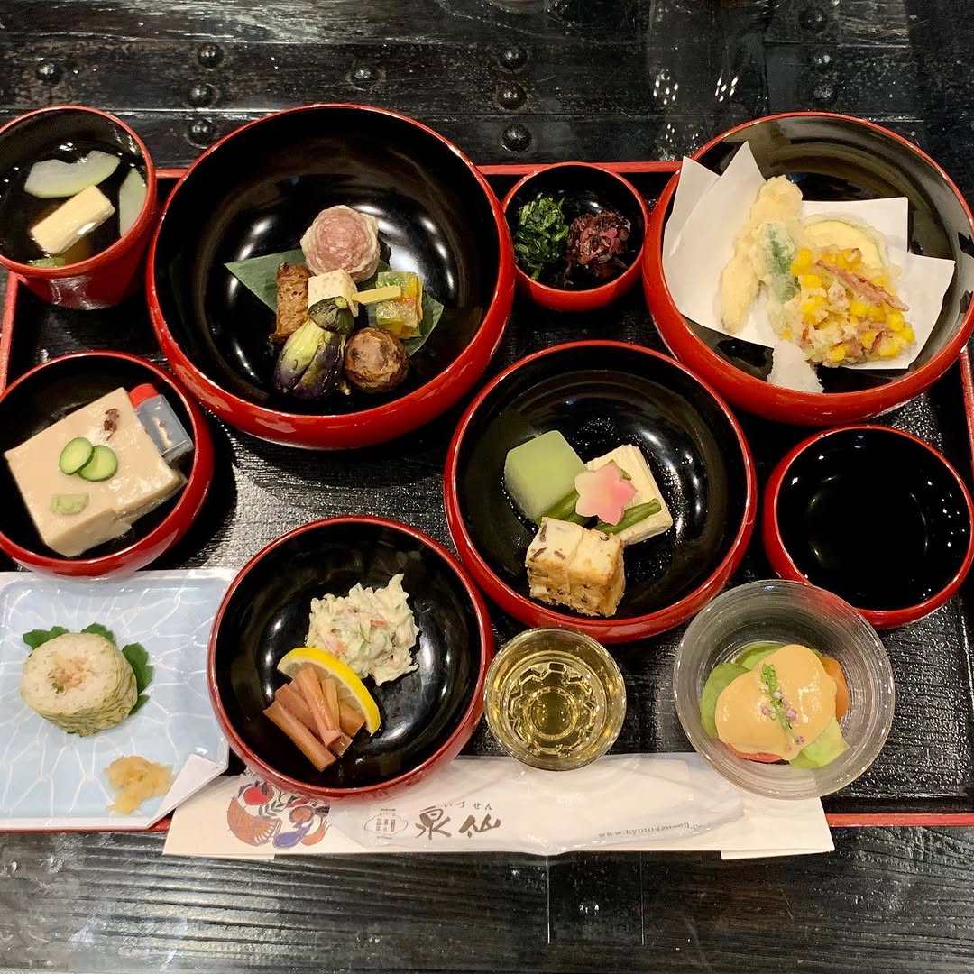 Izusen shojin ryori at Daitokuji in Kyoto