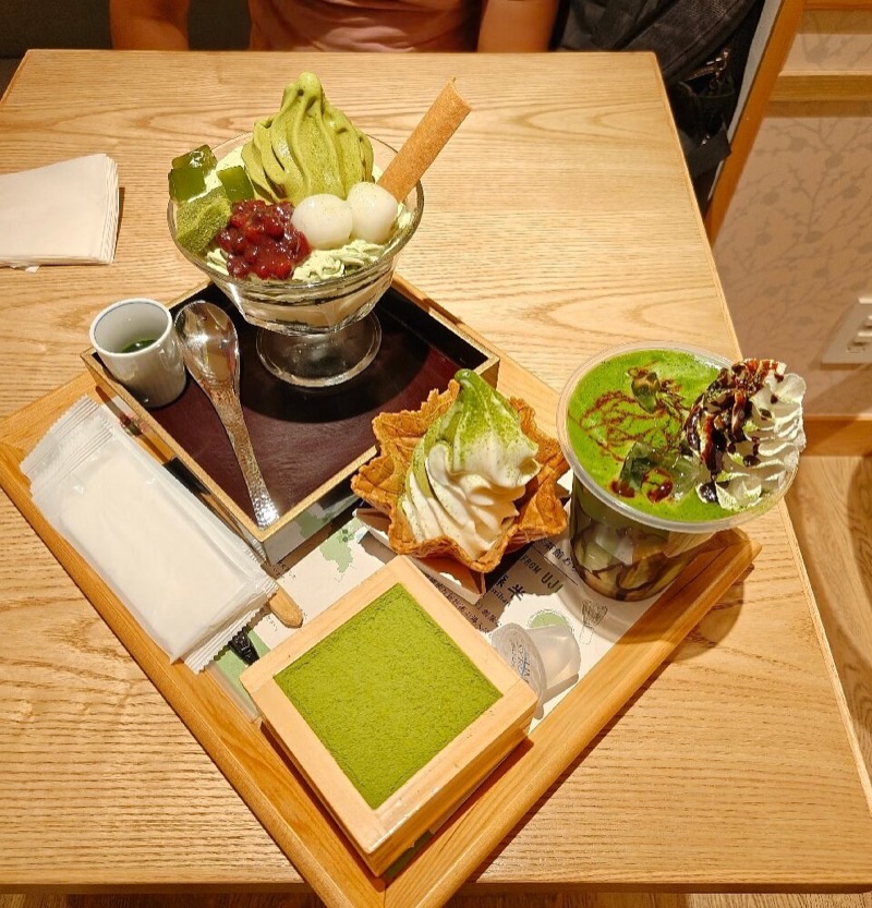 Maccha House Kyoto in Shijo-dori — A popular, lively cafe famous for its unique take on matcha, particularly its ma