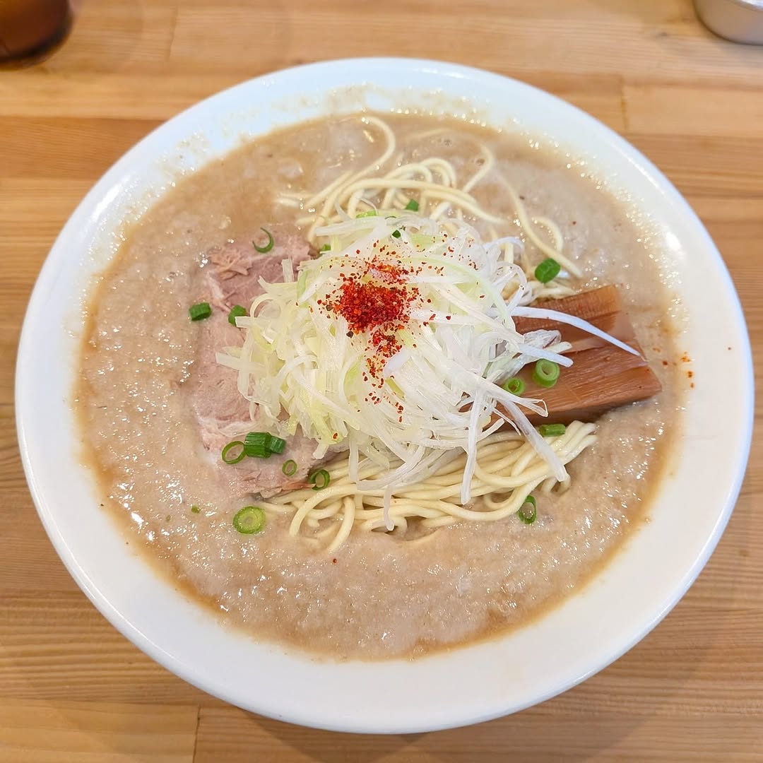 Menya Gokkei ultra-thick chicken ramen in Ichijoji